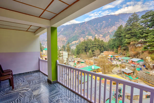 Rooms with Balcony by best resort in manali